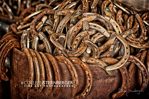 Colorado, Craig, Horses, "Sombrero Ranch", "barrel of luck", cowboys, horse, horseshoes, ranching, "running horses", shoes, "western art"